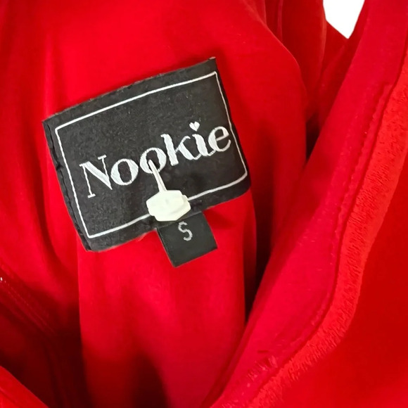 Nookie Pretty Woman Midi Dress in Cherry Red - Picture 7 of 11